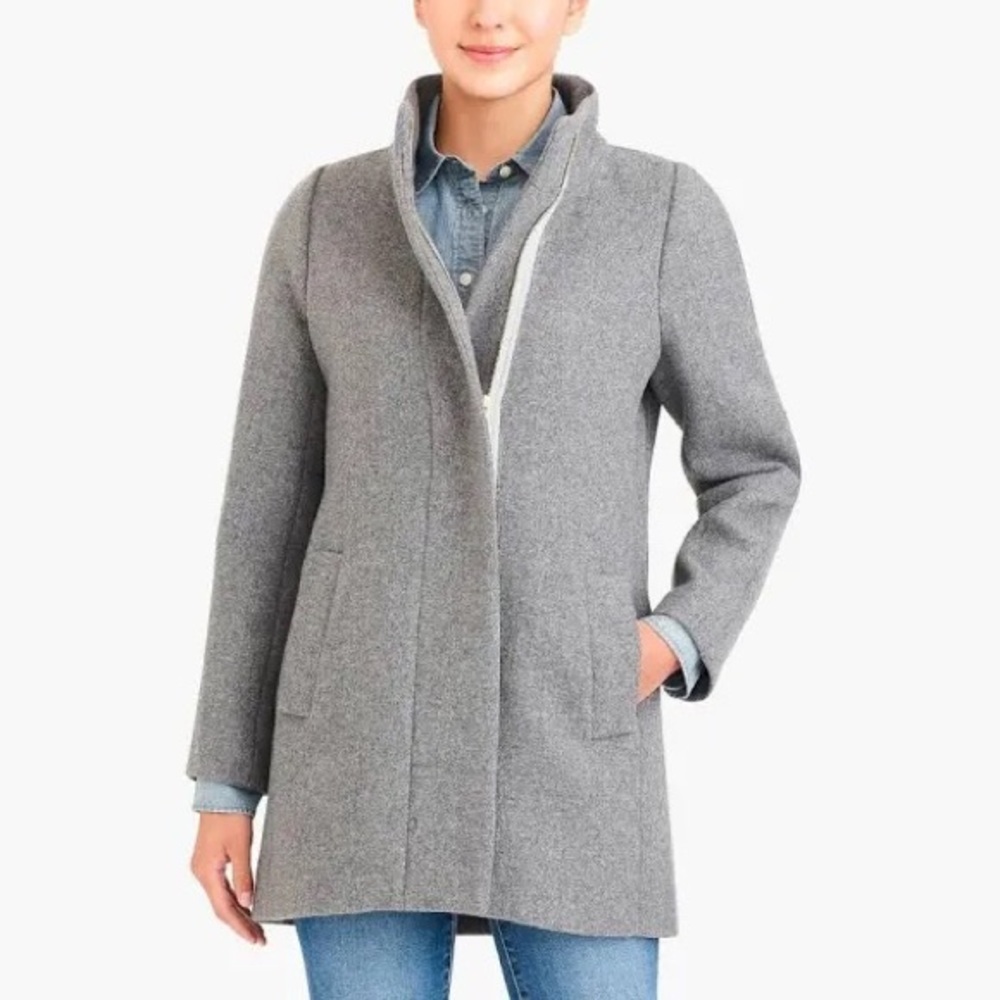 JCREW Gray City Coat